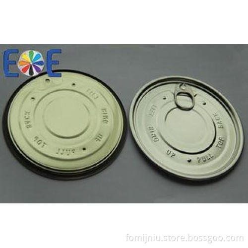 Milk Aluminum EOE Can Lid / Recycling Can Lids PET Can Easy